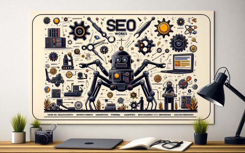 how SEO works, covering essential steps like keyword research, on-page optimization, content creation, and link building